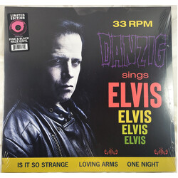 Danzig Sings Elvis (Pink/Black Haze Vinyl) Vinyl LP