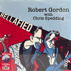 Robert Gordon With Chris Spedding Hellafied (Blue/Purple Vinyl) Vinyl LP