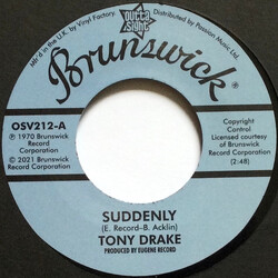 Tony Drake Suddenly / My Babys Gone Vinyl 7"