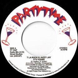 T La Rock / Jazzy Jay It's Yours Vinyl