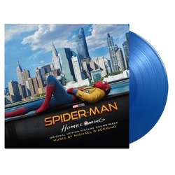 Michael Giacchino Spider-man Homecoming OST MOV ltd #d 180GM BLUE VINYL LP pop-up g/f sleeve