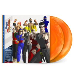 Takayuki Nakamura Takenobu Mitsuyoshi Virtua Fighter Arcade & SEGA Saturn OST ORANGE VINYL 2 LP