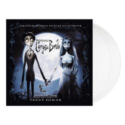 Danny Elfman Tim Burton's Corpse Bride soundtrack LIMITED CLEAR MOONLIT VINYL 2 LP