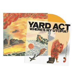 Yard Act Where's My Utopia? Indie LTD UTOPIAN ORANGE VINYL LP + STICKER SET