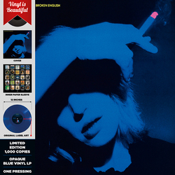 Marianne Faithfull Broken English  LP Opaque Blue Vinyl Limited