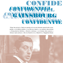 Serge Gainsbourg Confidentiel  LP
