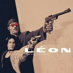 Eric Serra Leon: The Professional Soundtrack 2 LP 180 Gram 'Upper East Side' Beige With Black Splatter Colored Vinyl First Time On Vinyl For Complete 