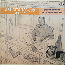 Carson Robison And His Pleasant Valley Boys Life Gits Tee-Jus Don't It? Vinyl LP USED