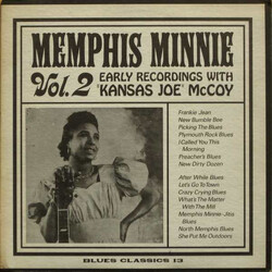 Memphis Minnie Vol. 2 • Early Recordings With Kansas Joe McCoy Vinyl LP USED
