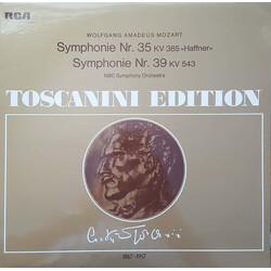 Arturo Toscanini / NBC Symphony Orchestra / Wolfgang Amadeus Mozart Symphonie Nr. 35 KV 385 "Haffner Symphonie Nr. 39 KV 543 Vinyl LP USED