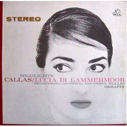 Maria Callas / Philharmonia Orchestra / Philharmonia Chorus / Tullio Serafin Lucia Di Lammermoor (Highlights) Vinyl LP USED