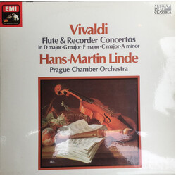 Antonio Vivaldi / Hans-Martin Linde / Prague Chamber Orchestra Flute & Recorder Concertos Vinyl LP USED