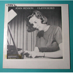 Joan Benson Clavicord Vinyl LP USED