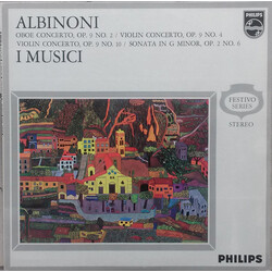 Tomaso Albinoni / I Musici / Evert van Tright / Roberto Michelucci Albinoni Vinyl LP USED