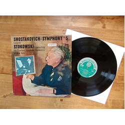 Dmitri Shostakovich / Leopold Stokowski / The Stadium Symphony Orchestra Of New York Symphony No. 5, Op. 47 Vinyl LP USED