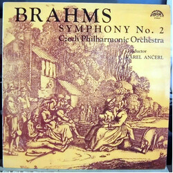 Johannes Brahms / The Czech Philharmonic Orchestra / Karel Ančerl Symphony No. 2 Vinyl LP USED