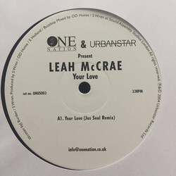 Leah McCrae Your Love / All This Love That I'm Giving Vinyl USED