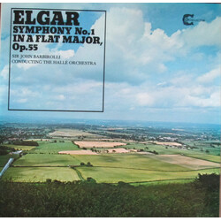 Sir Edward Elgar / Sir John Barbirolli / Hallé Orchestra Symphony No. 1 In A Flat Major, Op. 55 Vinyl LP USED