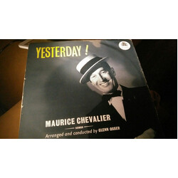 Maurice Chevalier "Yesterday" Vinyl LP USED