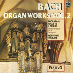 Johann Sebastian Bach / Wolfgang Rübsam (2) Organ Works Vol. 2 Vinyl LP USED