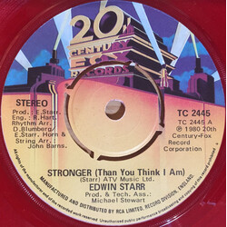 Edwin Starr Stronger (Than You Think I Am) Vinyl USED