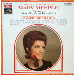 Mady Mesplé / Jean-Pierre Marty / Orchestre National De L'Opéra De Paris L'Art De La Coloratura (Volume 1 - Airs d'Opéras Français) Vinyl LP USED