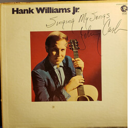 Hank Williams Jr. Singing My Songs (Johnny Cash) Vinyl LP USED