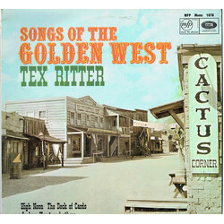 Tex Ritter Songs Of The Golden West Vinyl LP USED