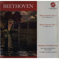 Ludwig van Beethoven / Friedrich Wührer / Pro Musica Orchestra Stuttgart / Walther Davisson Piano Concerto No. 2 (In B Flat Major, Op. 19) / Piano Con
