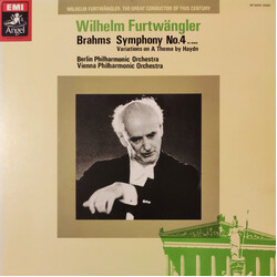 Wilhelm Furtwängler / Johannes Brahms Brahms Symphony No. 4 In E Minor / Variations On A Theme By Haydn Vinyl LP USED