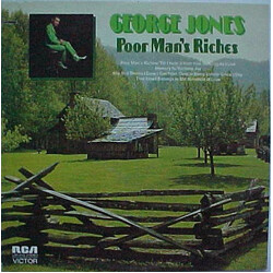 George Jones (2) Poor Man's Riches Vinyl LP USED
