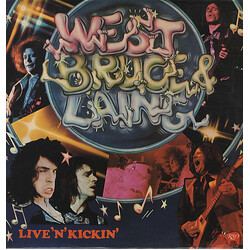 West, Bruce & Laing Live 'N' Kickin' Vinyl LP USED