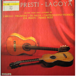 Ida Presti / Alexandre Lagoya Œuvres Pour Deux Guitares Vinyl LP USED