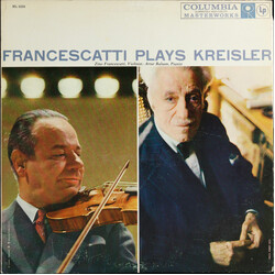 Zino Francescatti / Arthur Balsam / Fritz Kreisler Francescatti Plays Kreisler Vinyl LP USED