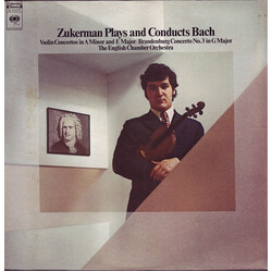 Johann Sebastian Bach / Pinchas Zukerman / English Chamber Orchestra Zukerman Plays And Conducts Bach Vinyl LP USED