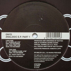 Onyd Analogic E.P. Part 1 Vinyl USED