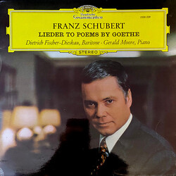 Franz Schubert / Dietrich Fischer-Dieskau / Gerald Moore Lieder To Poems By Goethe Vinyl LP USED