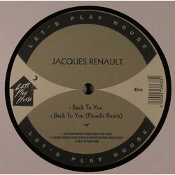 Jacques Renault Back To You Vinyl USED