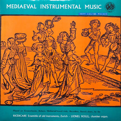 Ricercare-Ensemble Für Alte Musik, Zürich Mediaeval Instrumental Music Vinyl LP USED