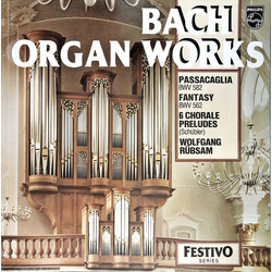 Johann Sebastian Bach / Wolfgang Rübsam (2) Organ Works Vinyl LP USED