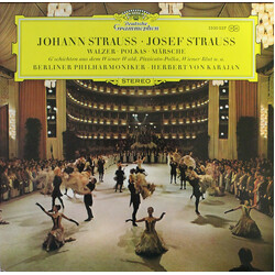 Johann Strauss Jr. / Josef Strauß / Berliner Philharmoniker / Herbert von Karajan Waltzer - Polkas - Marsche Vinyl LP USED