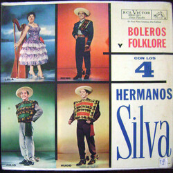 Los 4 Hermanos Silva Boleros Y Folklore Vol. III Vinyl LP USED