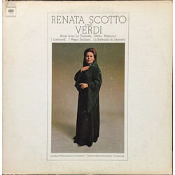 Renata Scotto / Giuseppe Verdi Renata Scotto Sings Verdi Vinyl LP USED