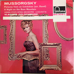 Modest Mussorgsky / Orchester Der Wiener Staatsoper / Vladimir Golschmann Pictures From An Exhibition / Night On The Bare Mountain Vinyl LP USED