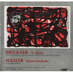 Anton Bruckner / Gustav Mahler Te Deum / Kindertotenlieder Vinyl LP USED