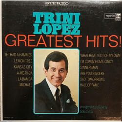Trini Lopez Greatest Hits! Vinyl LP USED