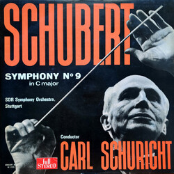 Franz Schubert / Sinfonie-Orchester Des Süddeutschen Rundfunks / Carl Schuricht Symphony Nº 9 In C Major Vinyl LP USED