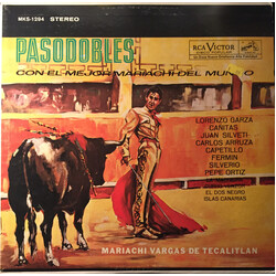 Mariachi Vargas de Tecalitlán Pasodobles Con El Mejor Mariachi Del Mundo Vinyl LP USED