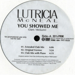 Lutricia McNeal You Showed Me Vinyl USED