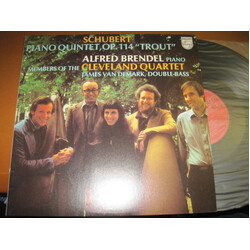 Franz Schubert / Alfred Brendel / Members Of The Cleveland Quartet / James VanDemark Piano Quintet, Op. 114 "Trout" Vinyl LP USED